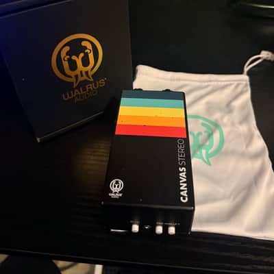 Walrus Audio Canvas Stereo Dual Line Isolator Direct Box 2022 - Present - Black w/ Rainbow Graphic image 7