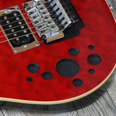 Tone King! Ernie Ball Music Man Axis 2010 Trans Red + OHSC image 8