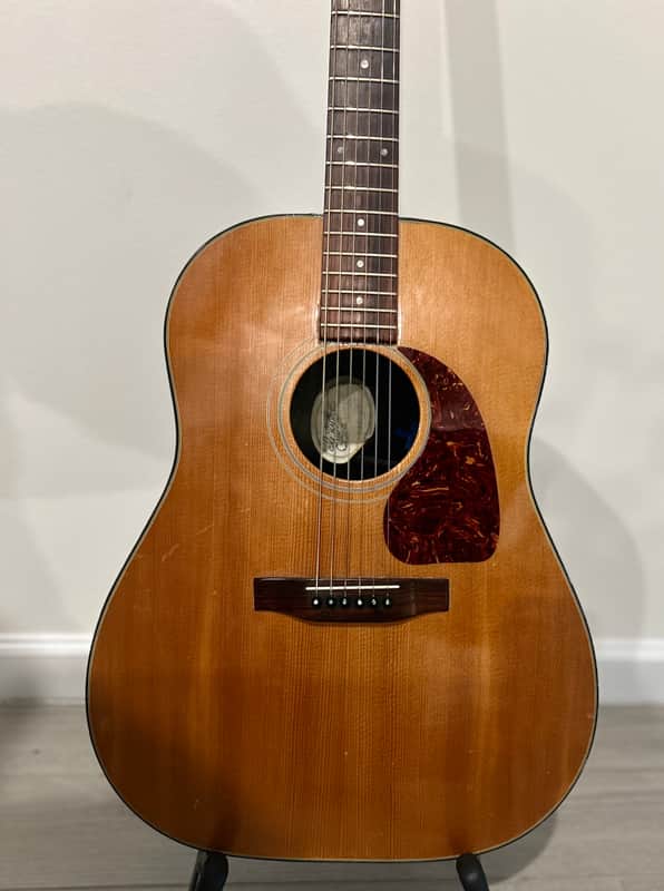 Gibson J-25 Acoustic Guitar 1983 NATURAL Curved Back RARE image 1