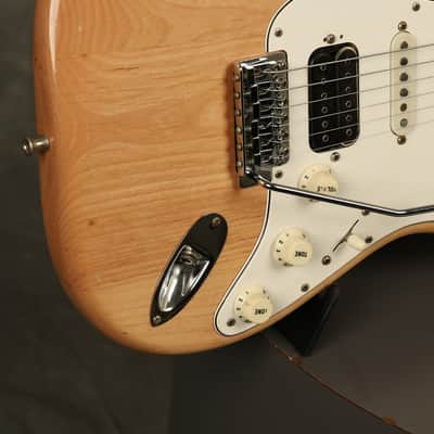 1974 Fender Stratocaster HSS Natural Refinish w/ Dimarzio humbucker image 13