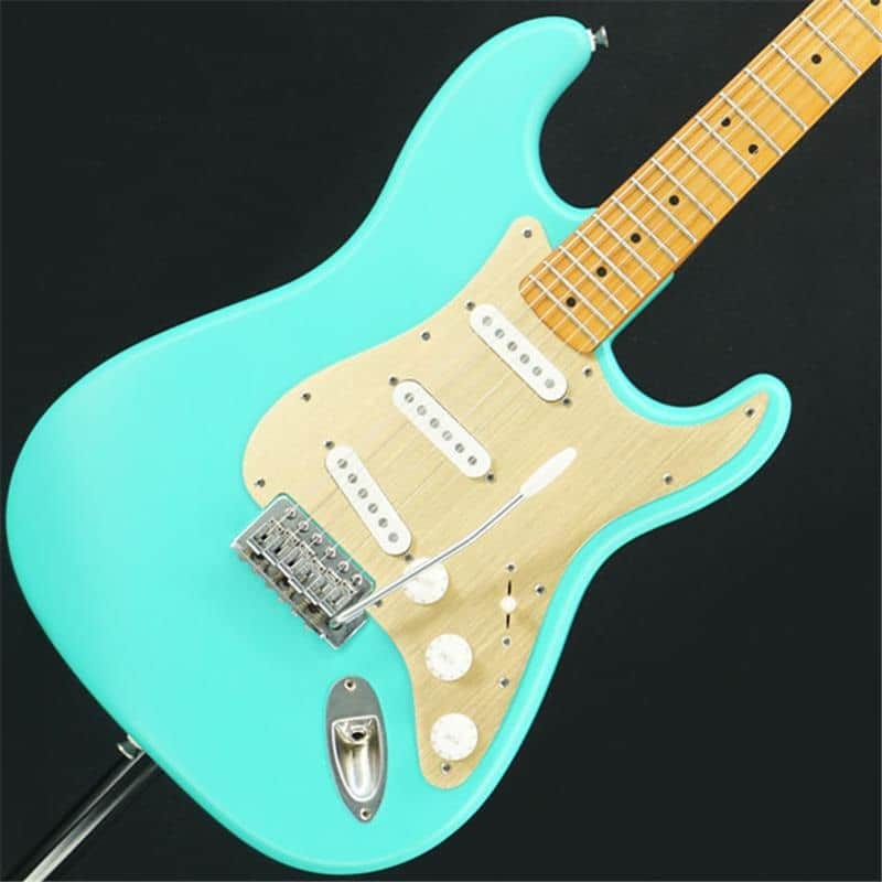 Squier by Fender Used Squier by Fender 40th Anniversary Stratocaster Vintage Edition (Gold Anodized Pickguard, Satin Sea Foam Green) [SN.ISSD22002791] image 1