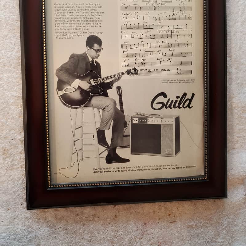 1967 Guild Les Spann B & W