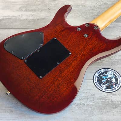1994 Ibanez Japan S540BM S Series HSH Superstrat (Antique Violin - Burled Maple) image 11