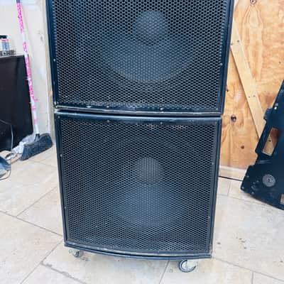 EAW LA118 18" Subwoofers – PAIR - with 2 Dollies - Tested & Working #7 & 8 image 2