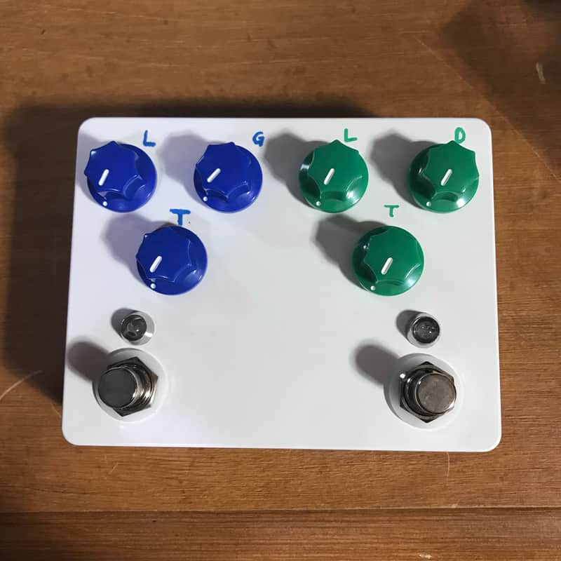 PedalPCB Pro-10 Overdrive 2022 - White / Blue / Green image 1