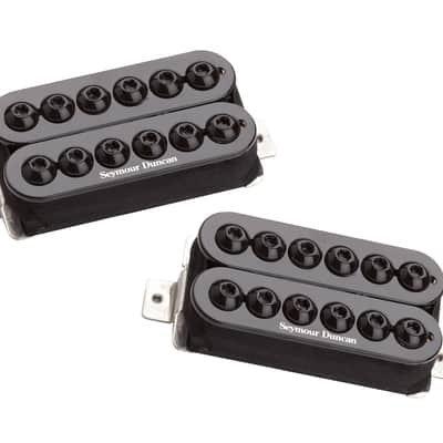 Seymour Duncan SH-6n & b Invader Humbucker Pickup Set Black image 1