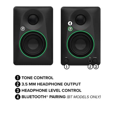 Mackie CR3.5BT 3.5" Creative Reference Studio Monitors, Bluetooth (Pair) image 5