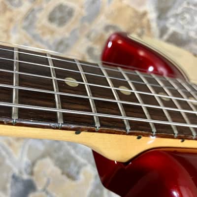 1971 Fender Mustang Competition Red with OHSC all original vintage electric guitar image 14