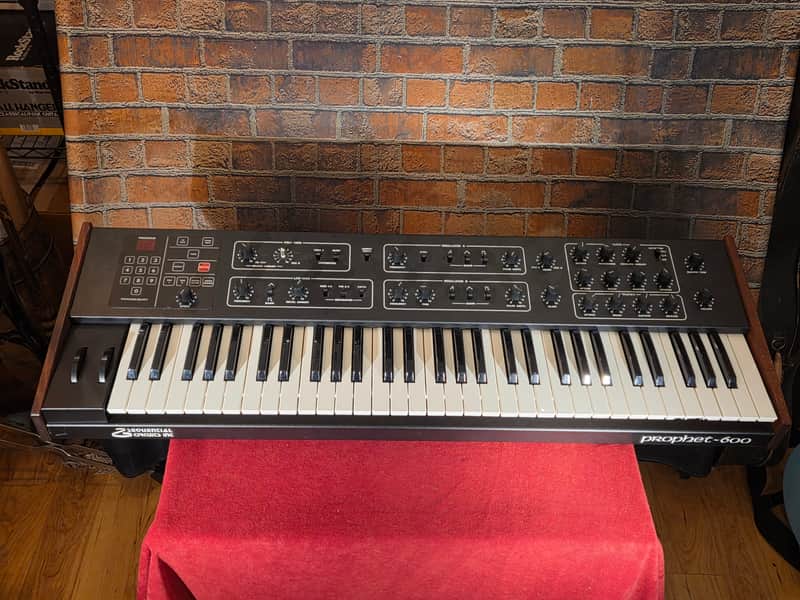 Vintage 1980s Sequential Prophet 600 61-Key 6-Voice Polyphonic Synthesizer image 1