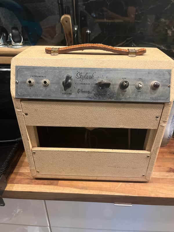 Gibson Skylark GA-5T Tremelo 1960s - Blonde image 1