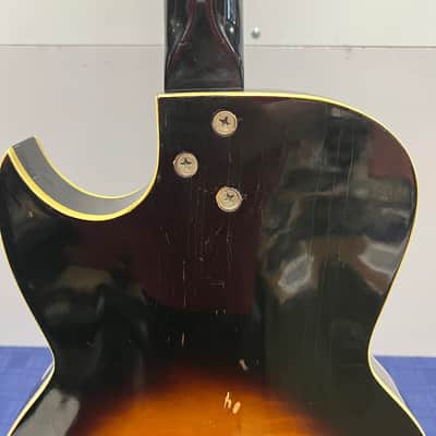 Vintage 1960 Kay Truetone 573 Speed Demon Hollow Body Electric Guitar with Case image 23