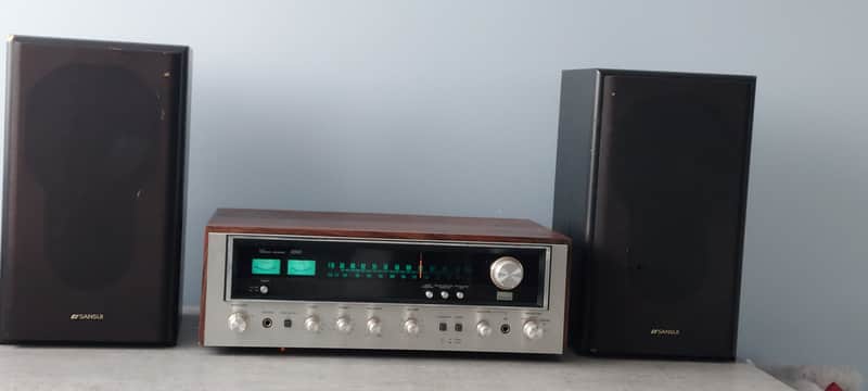 Sansui Model 5050 Stereo Receiver Clean-Tested-Working image 1