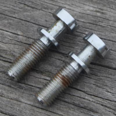 Vintage 1960's Gibson Tailpiece Studs Chrome Les Paul SG ES 1969 1971 1973 1970's image 5