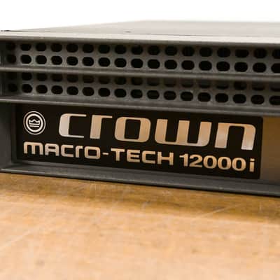Crown MA 12000i Macro-Tech 2-Channel Power Amplifier, 4500W @ 4 ohms CG0120D image 5