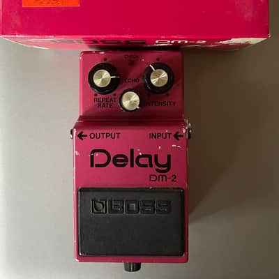 Boss DM-2 Delay (Black Label) 1981 - 1984 - Pink image 1