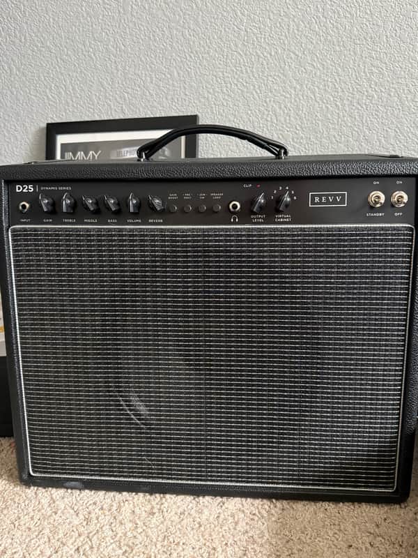 REVV Dynamis D25 25-Watt 1x12" Guitar Combo - Black image 1