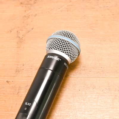 Shure SLX24/BETA58 Handheld Wireless System J3 572-596 MHz (NO PSU) CG01YHG image 11