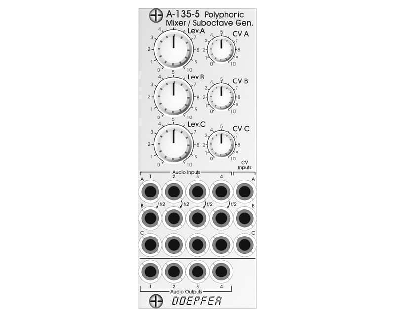 Doepfer A-135-5 Polyphonic Voltage-Controlled Mixer image 1