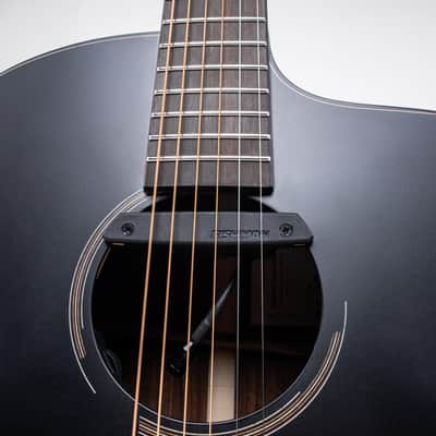 Ibanez JGM10-BSN Jon Gomm Signature Acoustic Guitar 6-String - Black Satin Top / Natural High Gloss Back and Sides + Cas image 13