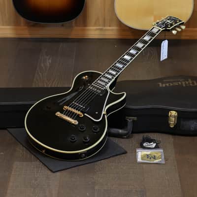 2008 Gibson Custom Shop Les Paul Custom 1954 Historic Reissue LPB-4 Electric Guitar Black Ebony + COA OHSC image 1