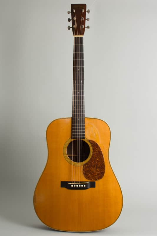 C. F. Martin D-28 Flat Top Acoustic Guitar (1940), ser. #74100, period black hard shell case. image 1