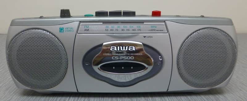 Aiwa CS-P500 Portable Radio and Cassette | Reverb