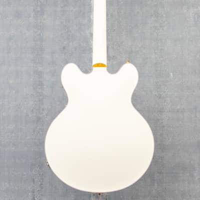 Gretsch Falcon Center Block LTD with String-Thru Bigsby and Gold Hardware Vintage White image 4
