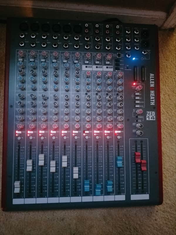 Allen & Heath ZED-14 14-Channel Mixer 2007 - Present - Black/Red image 1