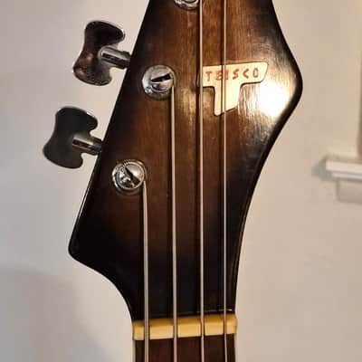 Teisco BS-101 Early Bass Gold Foil Vintage Patina Original Very