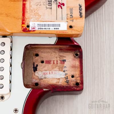 2000 Fender American Vintage '62 Jaguar Yamano, Candy Apple Red w/ Matching Headstock, Case & Tags image 19