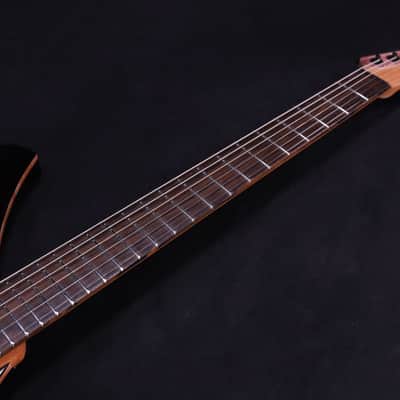 Dean Gordon Virtus 6 Quilt Maple Trans Purple Burst Electric Guitar With Soft Case USED image 3