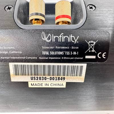 Infinity Total Solutions Speaker 3 in 1 Speaker Center Channel image 7