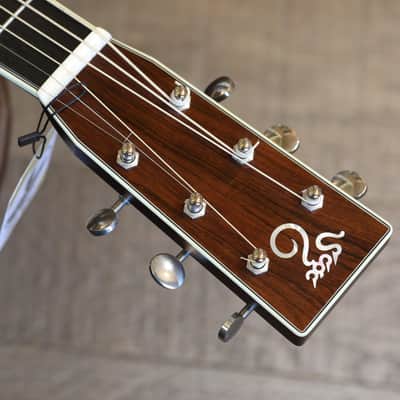 2024 Santa Cruz Vintage Artist Flamed Mahogany Dreadnought Acoustic Guitar Natural + OHSC image 12