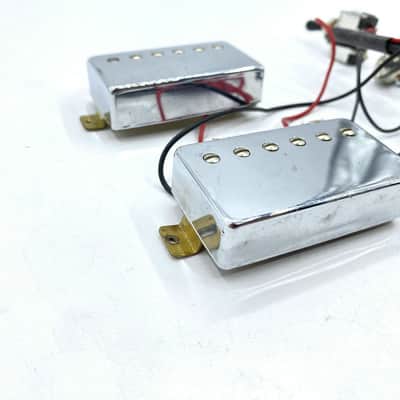 Ibanez Chrome 3PUCEB1 Guitar Humbucker Pickups with Wiring Harness image 3