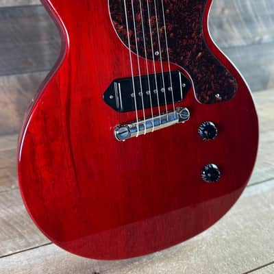 Gibson Les Paul Junior Doublecut W/Tortoise Pickguard - Vintage Cherry 217850255 image 2