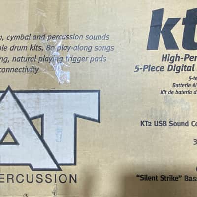 KAT Percussion KT2 5-Piece Advanced Electronic Drum Set with KT2KP3 Expansion Pack image 3