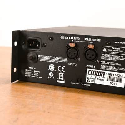 Crown XLS 802 2-Channel Power Amplifier CG010TH image 9