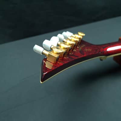 Jackson USA Custom Shop RR24 Rhoads w/ Cut Outs 2005 Red Marble Pablo Santana Masterbuilt NAMM'05 image 24