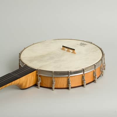 Mike Ramsey  5 String Fretless Banjo (2000), ser. #1142, black tolex hard shell case. image 7