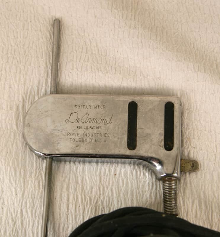 DeArmond Guitar Mike  for guitar  1950's - 1960's  - Chrome image 1