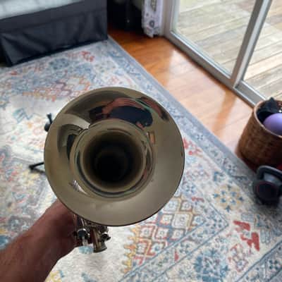 Vintage 1950s French Couesnon Monopole Conservatoire trumpet image 12