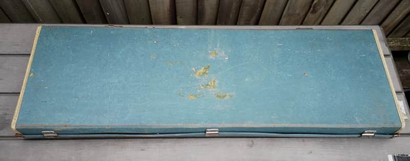 Rare Vintage Watkins Electric Guitar " Hard case " 60s - Blue image 1