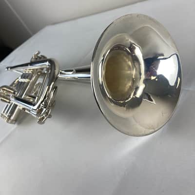 Blessing BTR-1460 Bb Trumpet – Silver-Plated – Intermediate Model – Excellent Condition – w/ Case SM#3632 image 7