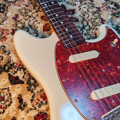 2019 Fender Char Signature Mustang Zicca Limited Edition Olympic White w/ Matching Headstock, Japanese Domestic Only, MIJ Japan image 12