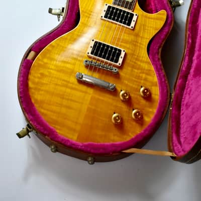 1994 Gibson Yamano Les Paul Classic Premium Plus Translucent Amber w/OHSC, AAA, 9lbs, Slash image 3