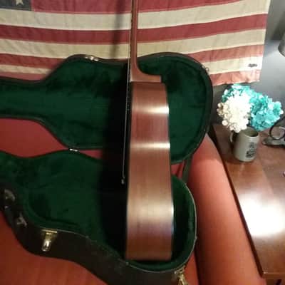 Martin DM Mahogany Dreadnought  2001 Natural *Under-saddle Pickup installed* OHSC image 11