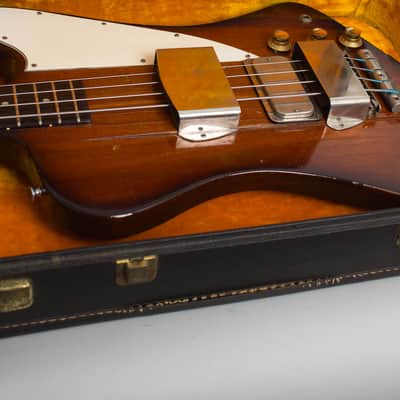 Gibson  Thunderbird IV Solid Body Electric Bass Guitar (1963), ser. #151192, original black hard shell case. image 13