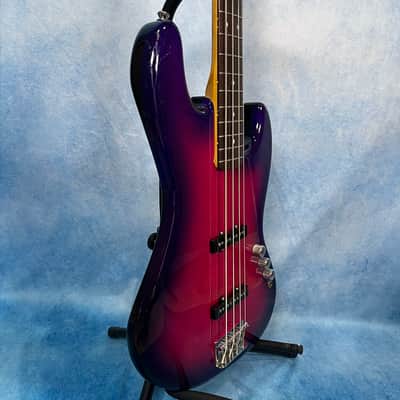 Fender Japan JB-62 Jazz Bass Magenta Burst, MIJ image 7