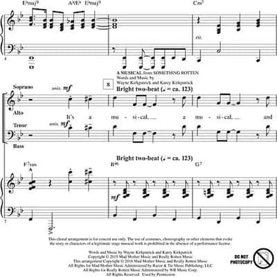Broadway Musical Magic - Choral Medley image 1