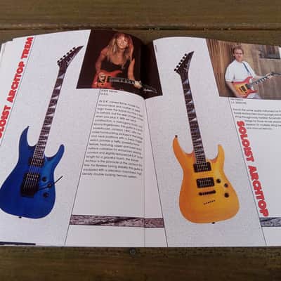 Vintage 1990 - 1991 Charvel, Charvette, Jackson Full Color Catalog! Rare, Original Case Candy, Paperwork! image 13